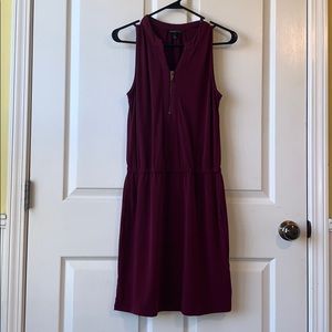 maroon / purple dress